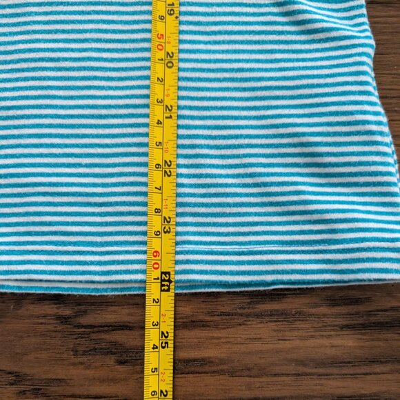 Gap Featherweight long sleeve T shirt blue striped size XS - Picture 9 of 16